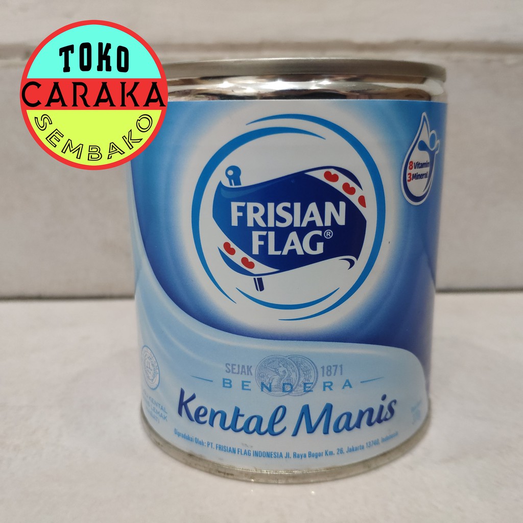 

Frisian Flag Susu Bendera Kental Manis Putih Kaleng 370g - SKM