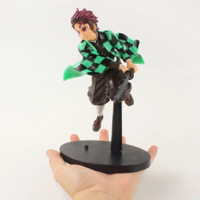 Figure Demon Slayer Tanjirou Kimetsu No yaiba Tanjirou Battle/miniatur pajangan hiasan demon slayer