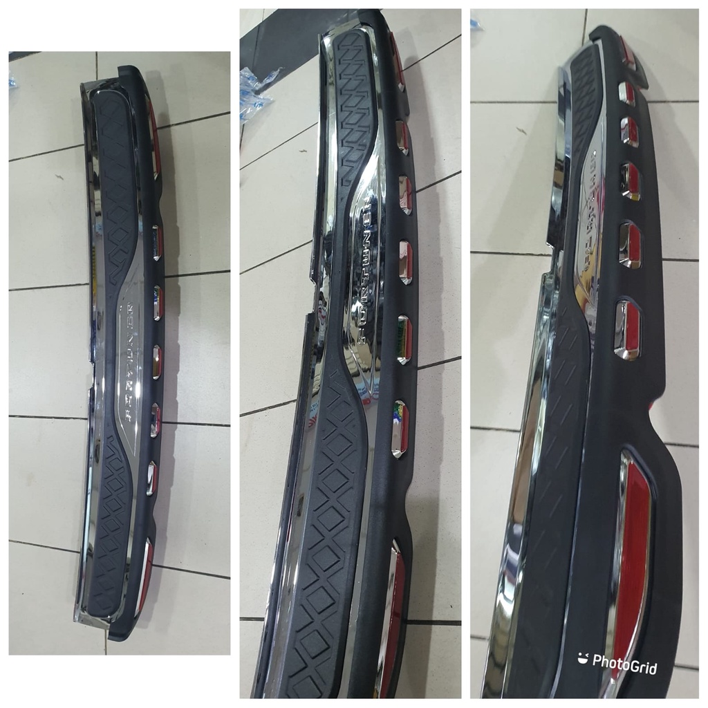 Sill plate Belakang Mobil Fortuner 2005 - 2015 Hitam