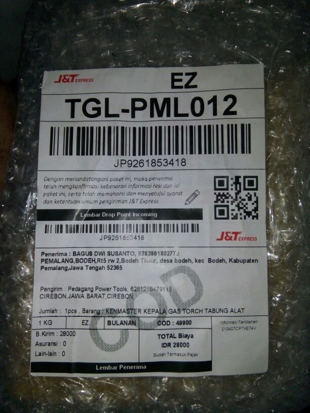 Kenmaster Kepala Gas Torch Tabung Alat Bakar Las Pemantik Api Km-915