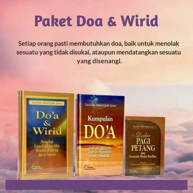 Paket buku doa dan wirid