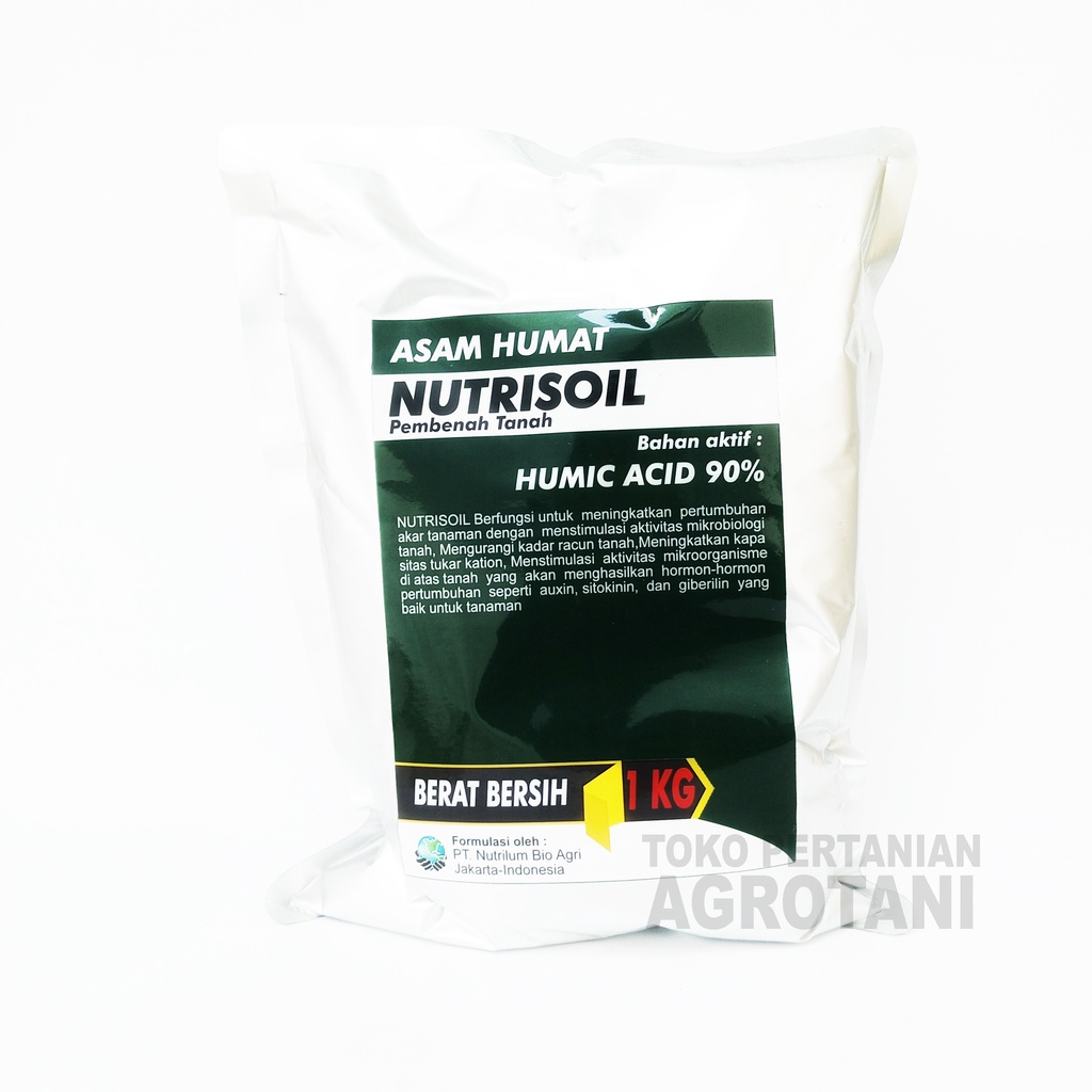 Asam Humat Nutrisoil 1 Kg | Humic Acid Nutrisoil 1Kg | Asam Humat 90%