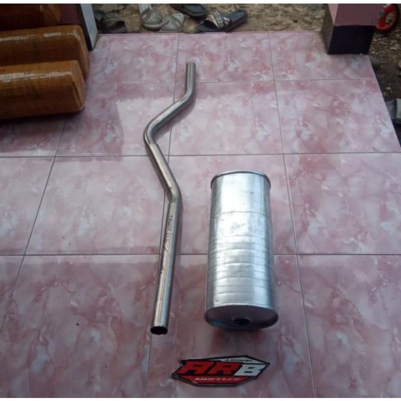 Diskont Satu Paket Tabung Standar Knalpot Mobil Futura,T120Ss,Carry Dan Pipa Belakang(Jangan Pakai