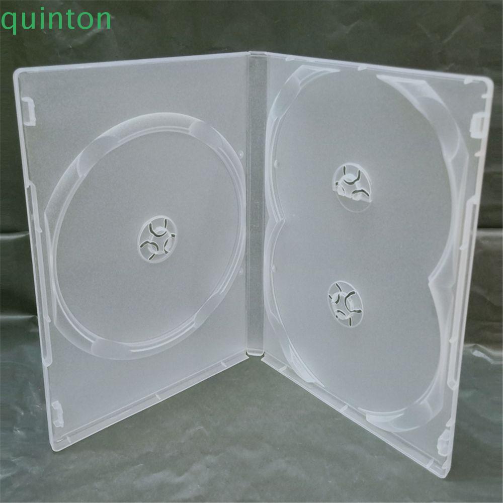 Quinton Portable Dvd Case Plastic Disc Holders Cd Bags Cover Full Wrap Storage For 3 Disc Durable Clear Movie Box Multicolor Shopee Indonesia