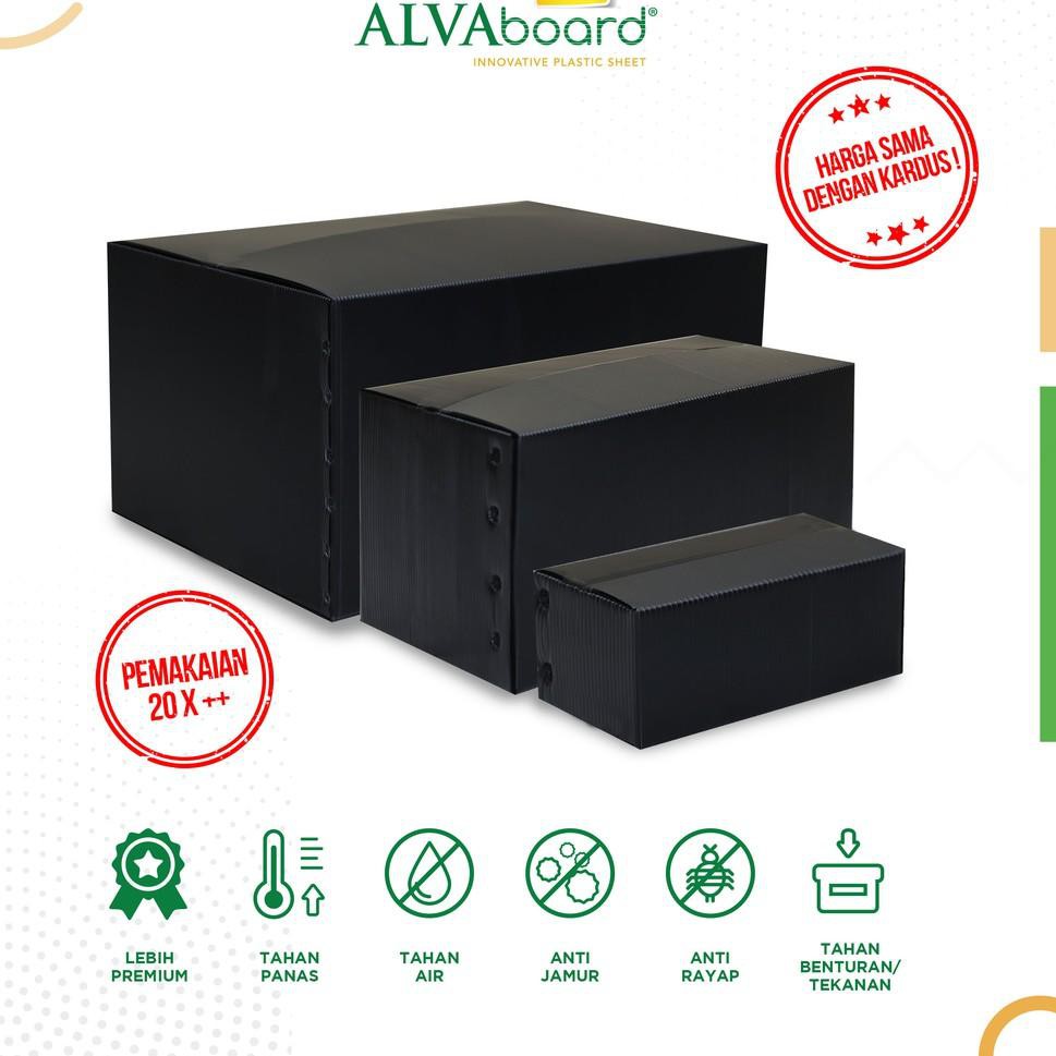 

GROSIR_JAKARTA KARDUS PLASTIK ALVABOARD, KOTAK PENGIRIMAN, BOX PINDAHAN UKURAN 400 X 200 X 200 mm