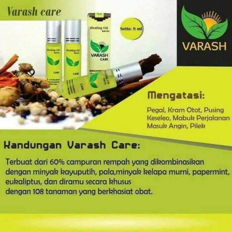 Varash care roll on
