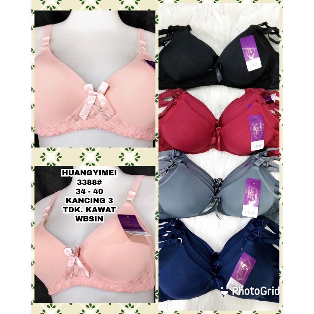 BRA WANITA/ BH WANITA IMPORT MOTIF RENDA BAWAH FASHION 3388