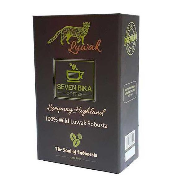 

Kopi Seven Bika Lampung Wild Luwak Robusta 100 gr (Bubuk/Biji)