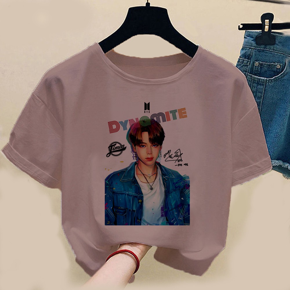 FLEURIR - KAOS JIMIN FACE  WANITA DEWASA LENGAN PENDEK JUMBO TEE UNISEX