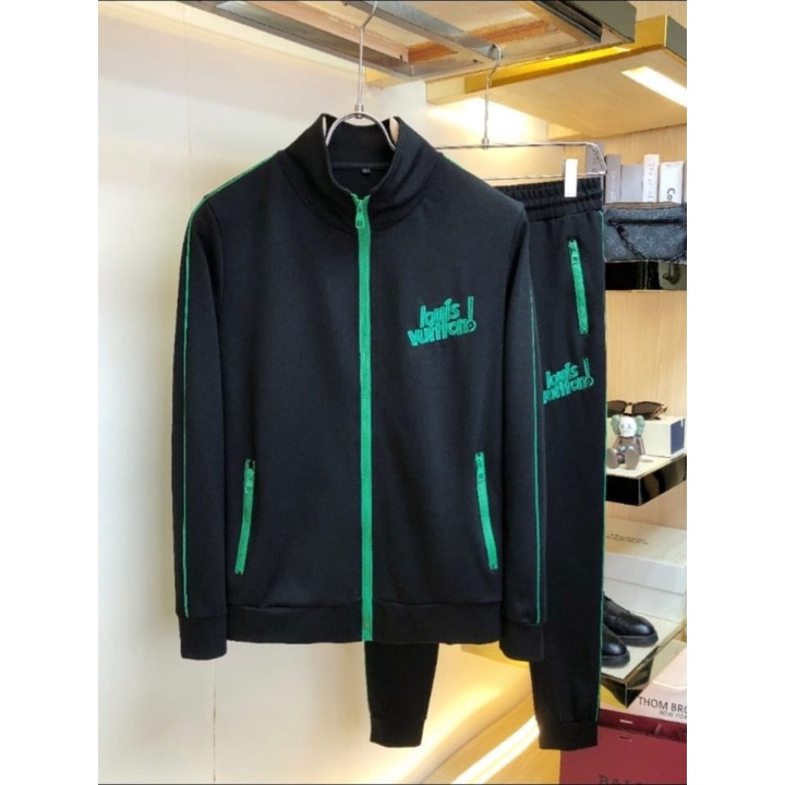 PAKAIAN SETELAN LV JAKET SETELAN PRIA HIGH QUALITY IMPORT 100%