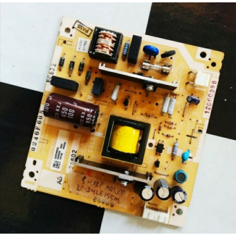 PSU POWER SUPPLY TV LED SHARP AQUOS LC-24LE155M ORIGINAL