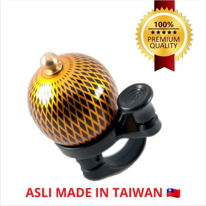 BEL MASJID BEL KUBAH EMAS MASJID SEPEDA TING TING MADE IN TAIWAN ASLI ORIGINAL