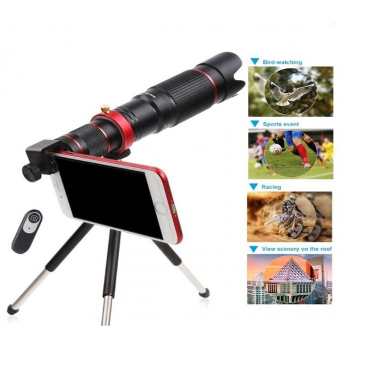 SOHA LNZ-002 Lensa HP 36X Optical Zoom 4K HD Telescope Camera Lens Telephoto Monocular Mobil