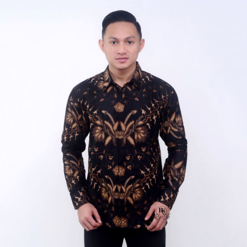 KRMEJA BATIK PRIA LENGAN PANJANG SIZE M L XL XXL