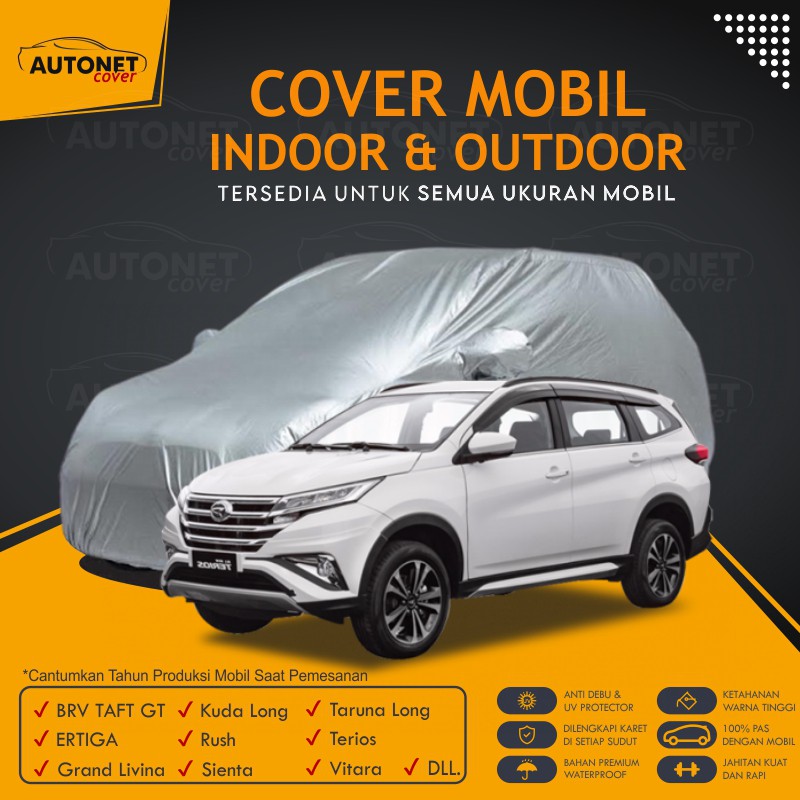 Cover Mobil Daihatsu Terios Autonet body cover rung penutup mobil tebal Taruna Long Spin Rush Vitara