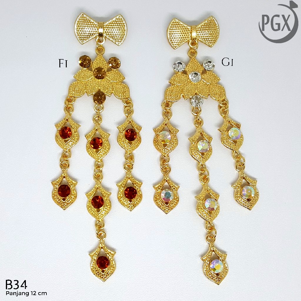 PGX Bross Hijab Bros Dagu Juntai Panjang Aksesoris Jilbab - B034