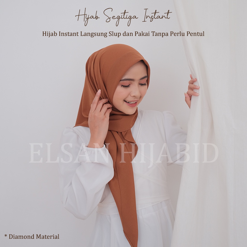 Jilbab Segitiga instan / Real pict sesuai gambar