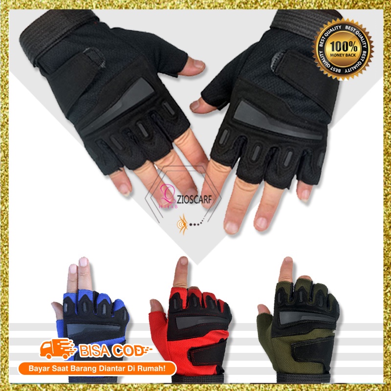 SARUNG TANGAN MOTOR TACTICAL SCOYCO TRAIL DEWASA CROSS GYM FITNESS ARMY MTB GLOVES MOTOR PRIA HMF