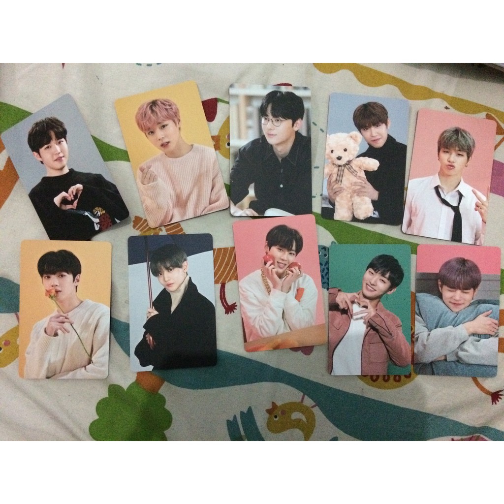 Wanna One Fancon DVD Photocard PC Jisung Minhyun Ha Sungwoon