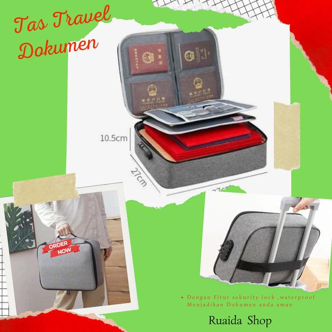 

Office & Stationery | Document Organizer | Tas Storage Box Travel Bag Dokumen Tempat Penyimpanan File Berkas | Best Seller