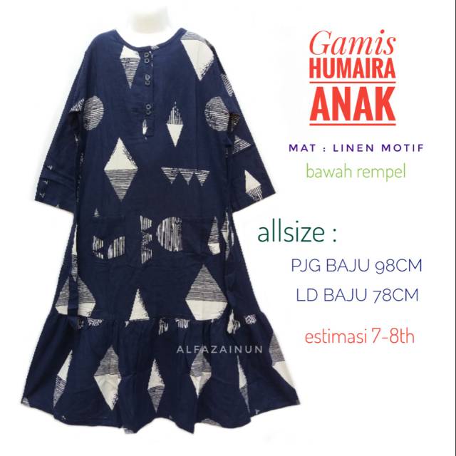 Gamis Humaira Anak