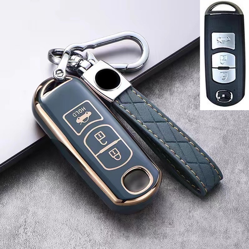 Casing Kunci remote Mobil keyless Untuk mazda 2 mazda 3 mazda 6 cx3 cx5 cx9