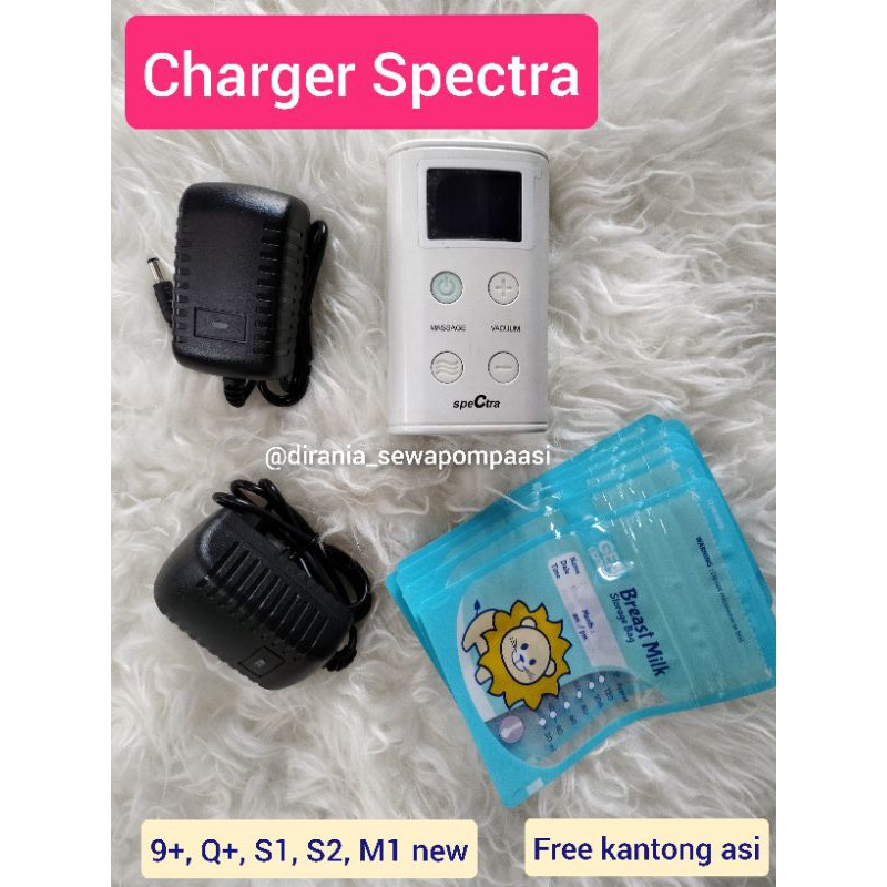 GARANSI- ADAPTOR CHARGER Spectra 9+, 9 plus, S1, S2, Q, M1 new POMPA ASI