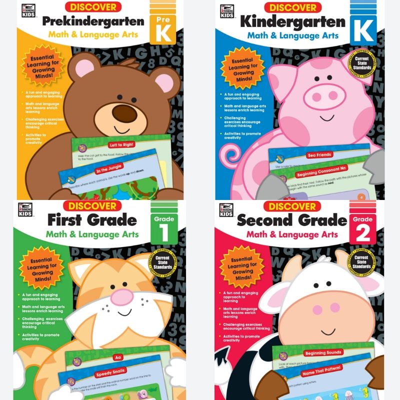 Discover Math & Language Art Workbook