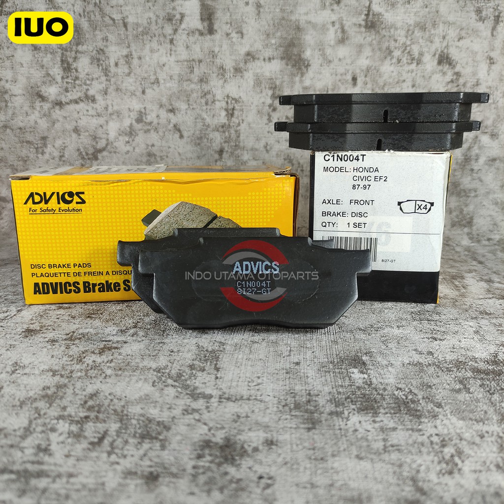 Brake Pad AISIN Civic City Z Futura Kampas Rem ADVICS C1N004T - ORIGINAL