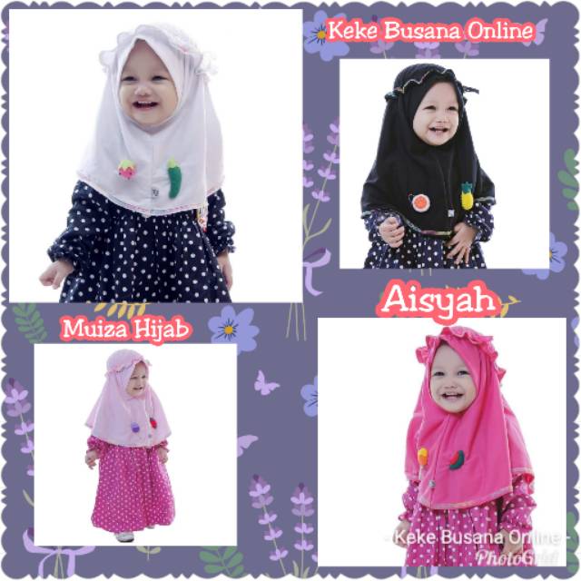 Jilbab bayi lucu aisyah ~ muiza hijab ~