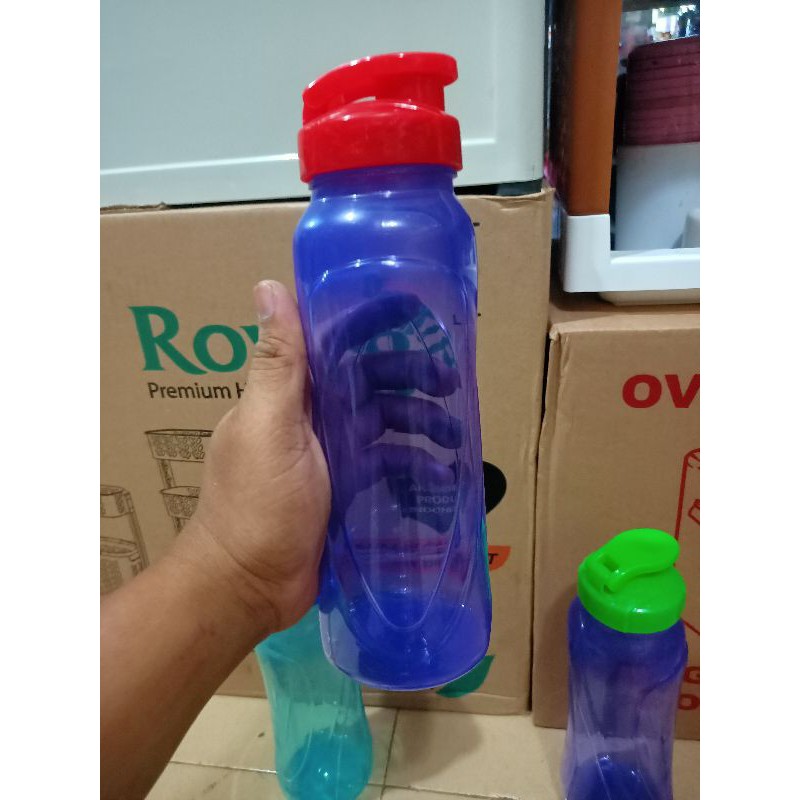 PROMO MURAH tebal botol minum foodgrade sport 1 liter tempat / wadah / botol  minum serbaguna multi fungsi  anti bau/ botol 1 liter frezer kulkas