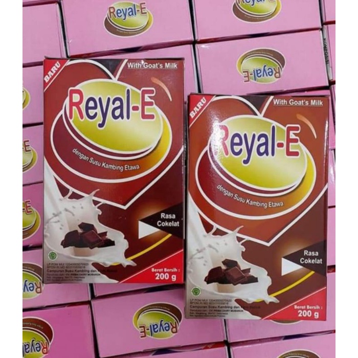 

Susu Kambing Royal E Coklat 200gr | Susu Kambing Etawa Royal E Rasa Coklat