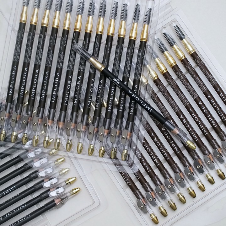 Pensil Alis Serutan Implora / Eyebrow Pencil Rautan Untuk Kosmetik / makeup BPOM