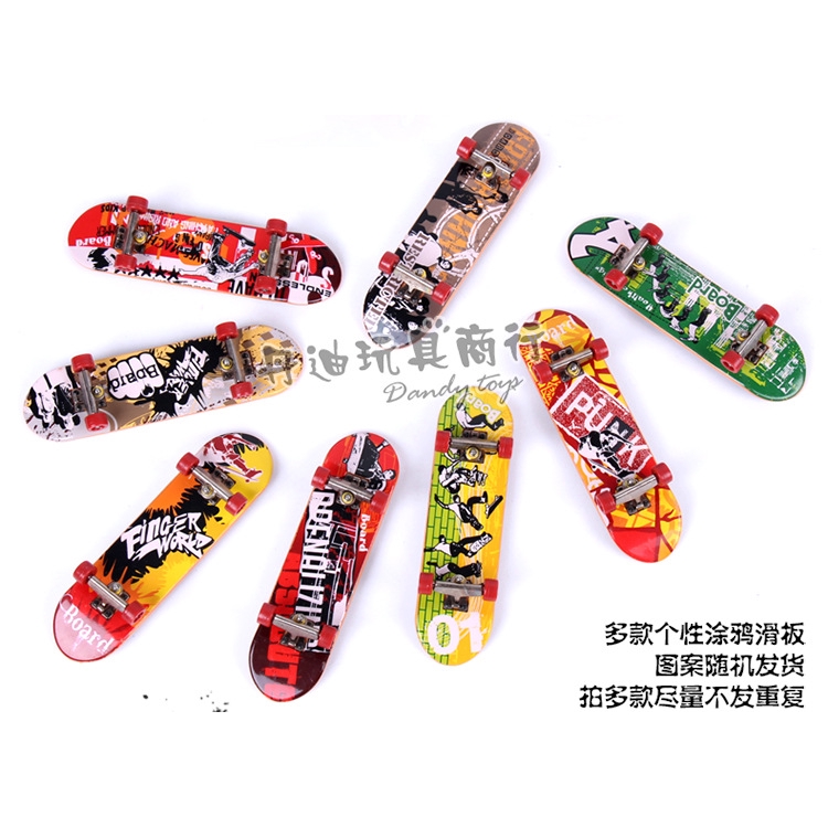 Mainan skateboard Jari Mini Profesional Bahan Alloy