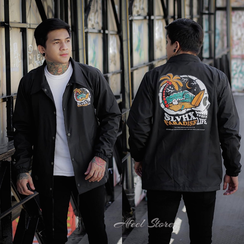 JAKET COACH PRIA NEW LINE YELLOW SALVIO HEXIA - JACKET WINBREAKER PARASUT COWOK-AF 20