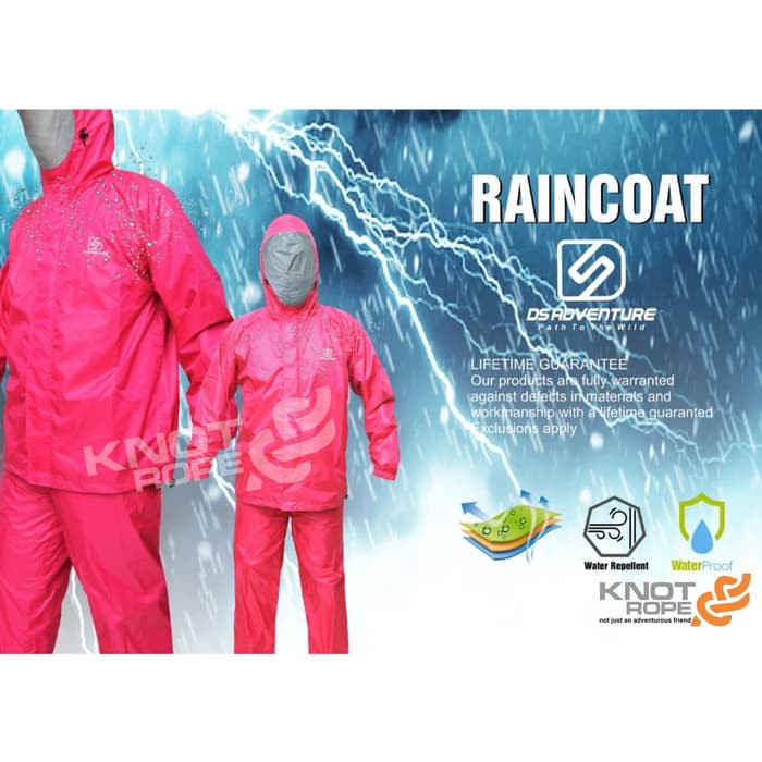 Aluna_Collection4 Jas Hujan Raincoat Setelan Celana Ds Adventure