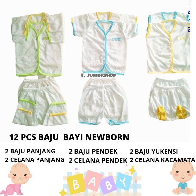 PAKET BAJU BAYI NEWBORN/PAKET BAJU BAYI BARU LAHIR