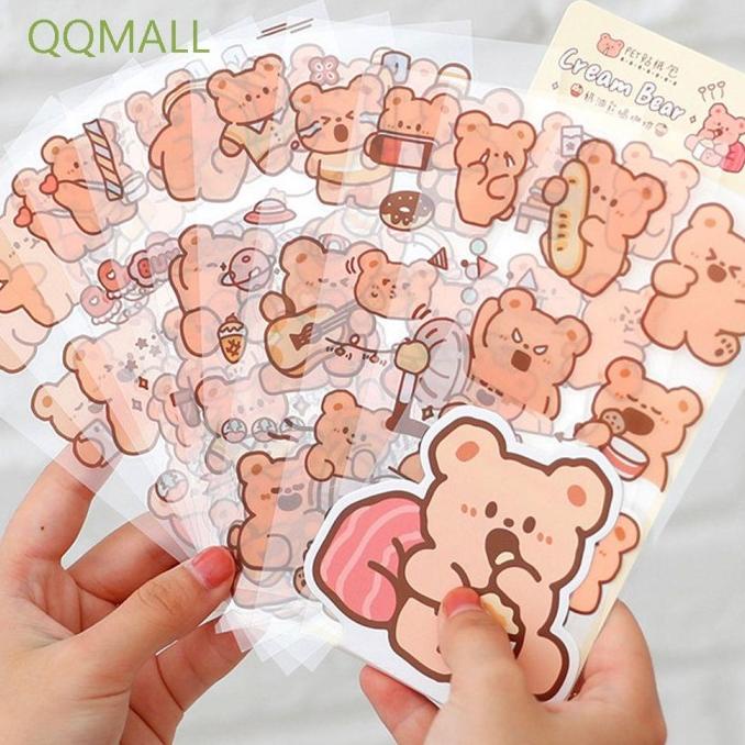 

Stiker Label Desain Kartun Hewan Beruang Gaya Untuk Alat Tulis Sekolah