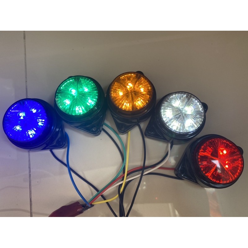 Lampu Bak Samping Truk Bis 24 Volt Model Bulat