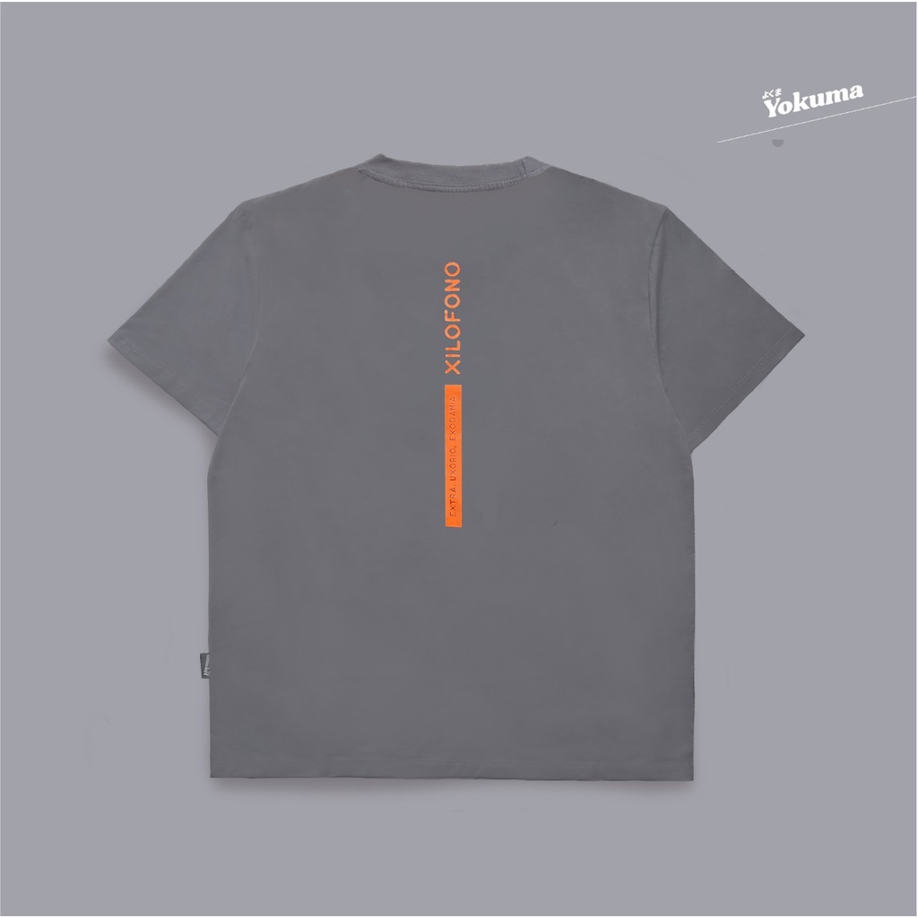 YOKUMA - XILOFONO Premium T-Shirt Oversized - Grey