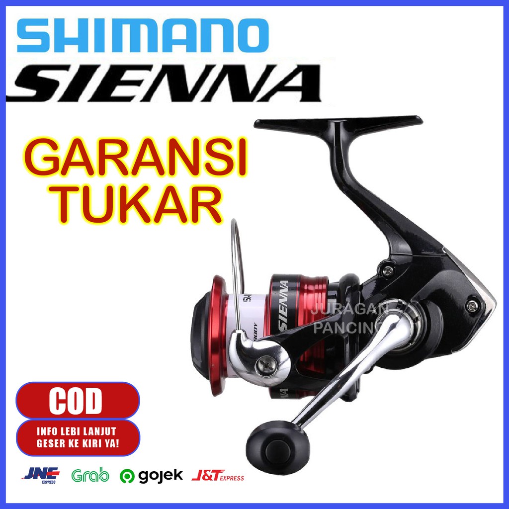 ALAT PANCING FISHING REEL KATROL SHIMANO SIENNA 1000 |KOLAM | SPOOL ALUMUNIUM | KUAT 3KG