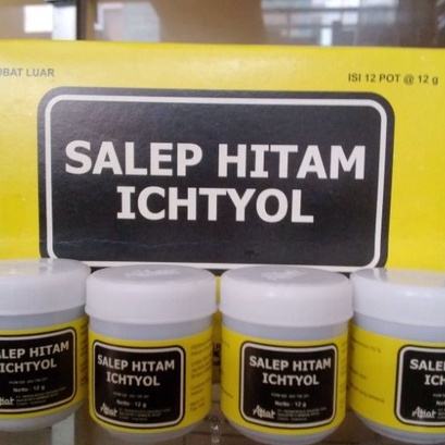 Salep Hitam / Salep Ichtyol Afiat / Salep Bisul Afiat