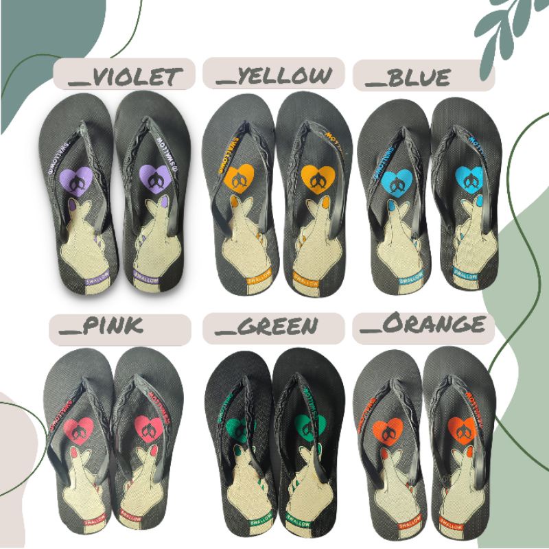Sandal Swallow Wanita Sendal Jepit Swallow Motif Love