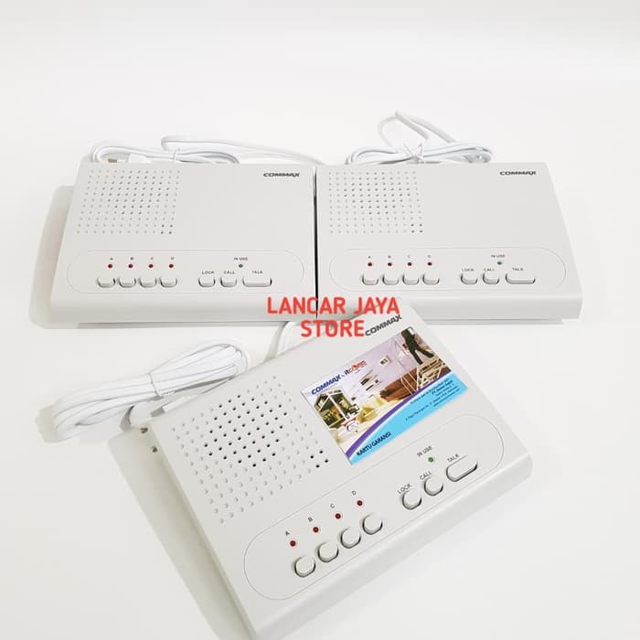 Commax WI-4C/Intercom Commax Wireless WI-4C Putih Isi 3pcs