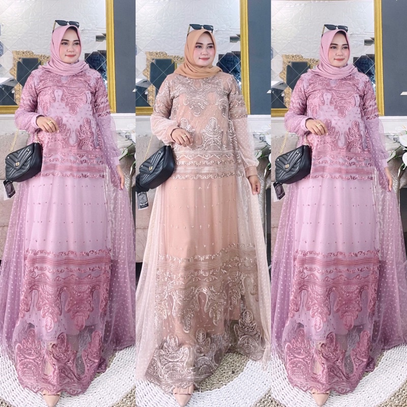 ABANG ADE DRESS BRUKAT MN DRESS BRUKAT LILAC