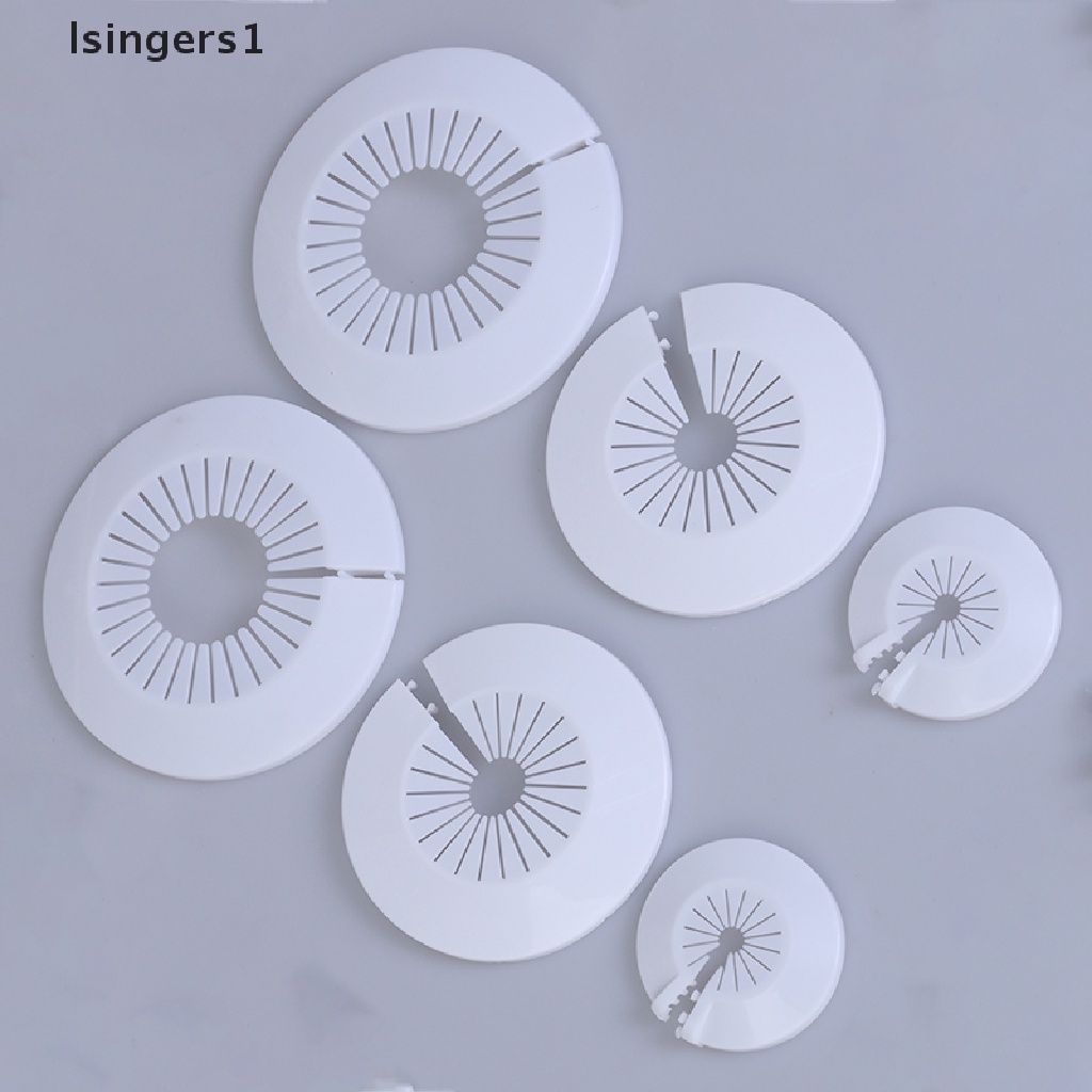 [lsingers1] 2pcs wall hole duct cover shower faucet angle valve Pipe plug decoration cover Boutique