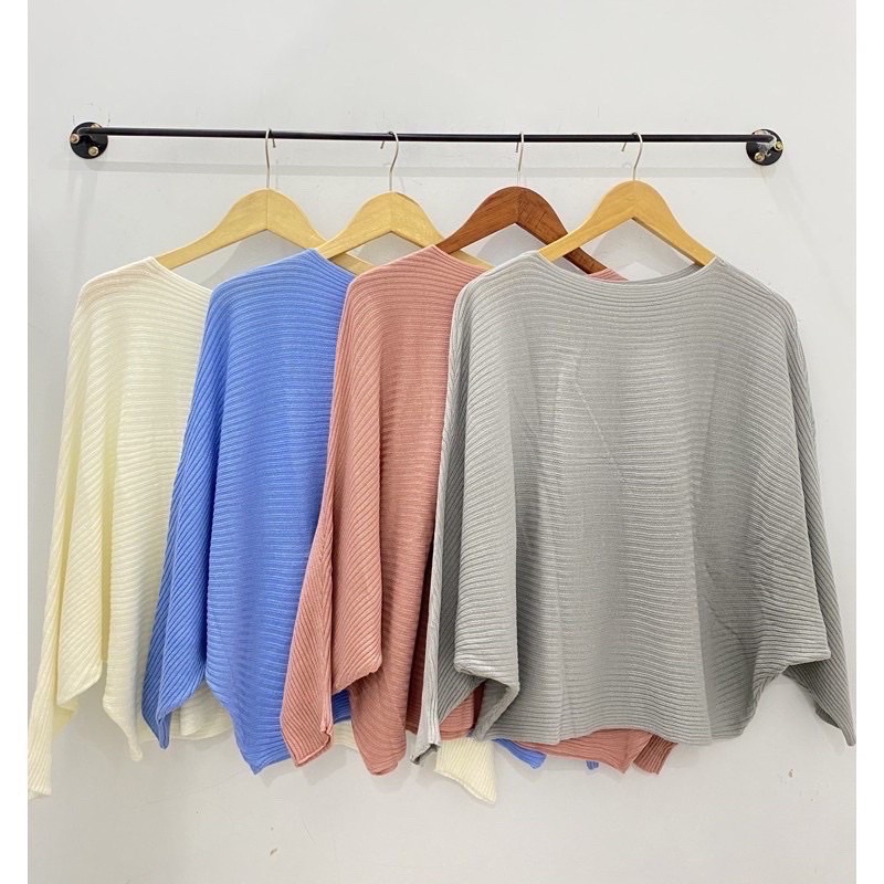 LASPERAL BATWING | Atasan baju premium / original product / best seller / rajut kalong