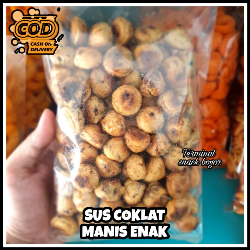 

Kue sus coklat cemilan manis 250 GRAM camilan murah jajanan snack zaman now