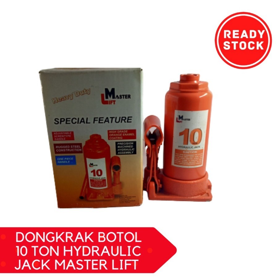 Dongkrak Mobil 10 Ton Hidrolik Hydraulic Jack Truk, Mobil Model BOTOL