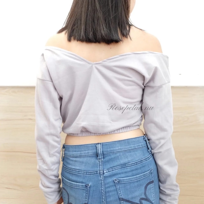 SALE KELAYA SABRINA SWEATER / sweater sabrina / sweater crop top / sabrina crop top / sweater korea